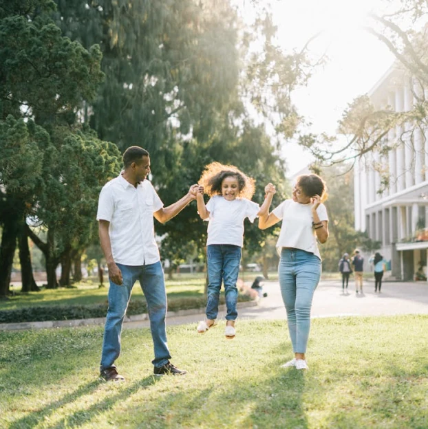 image of a family